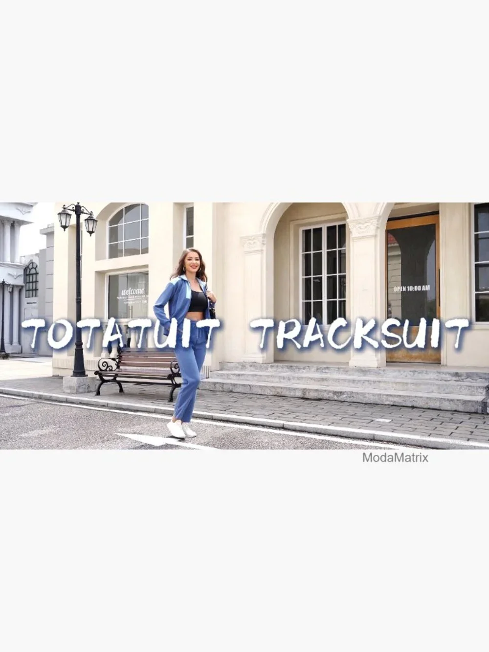 Women's 2 Piece Lounge Set Sweatshirt Wide Leg Sweatpant Tracksuit Matching Set